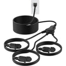 1 to 3 Splitter Outdoor Extension Cord, 16 Gauge